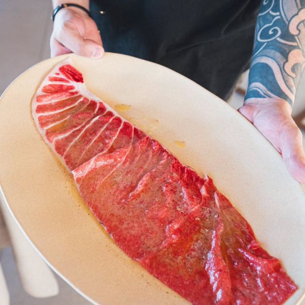 Lámina de ventresca de atún rojo